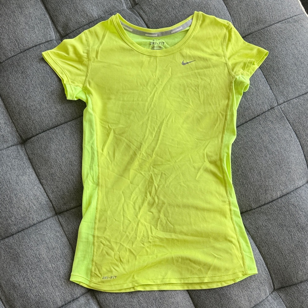 Nike Neon Green Dri-FIT Tee